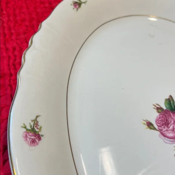 Vintage Platter Victoria Rose Pattern by Syracuse China - Picture 6 of 12